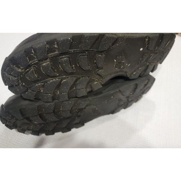 Nike Manoa Mens 11 Black Leather Mid Top Hiking Shoes - Picture 11 of 12